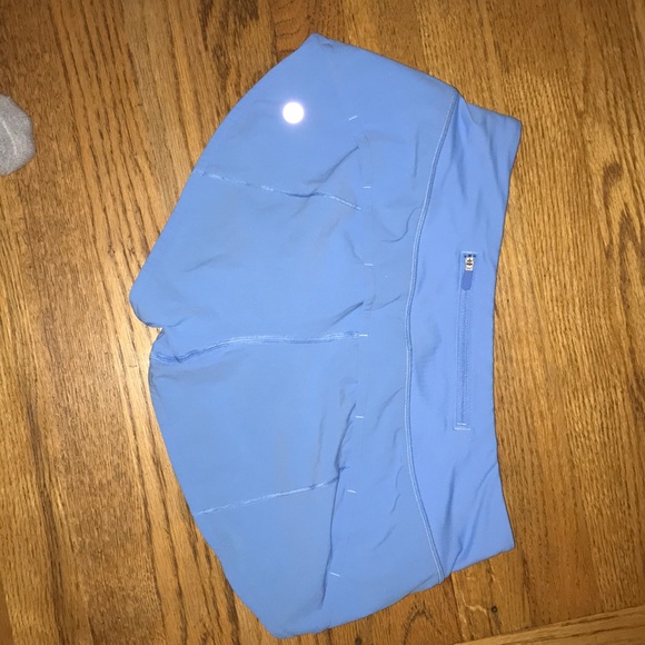 lululemon athletica Pants - Size 4 blue lululemon speed shorts.